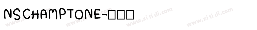 NS CHAMPTONE字体转换